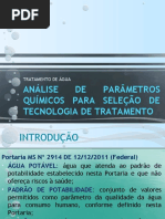 Fontes e Tratamento Da Água