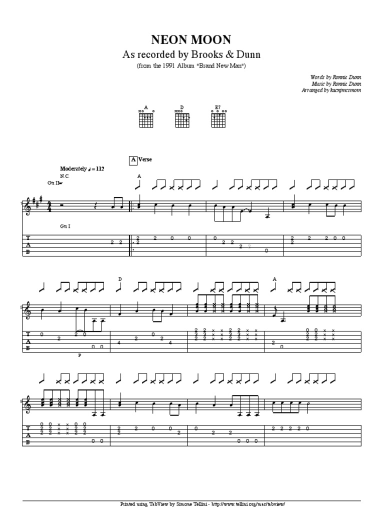 Neon Moon PDF American Country Music Country Music