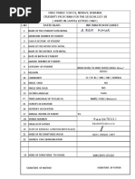 Ongc Public School, Neravy, Karaikal Student'S Proforma For The Session 2017-18 (Write in Capital Letters Only) S.No Particulars Information Required