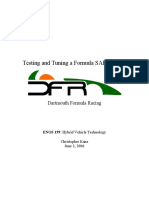 Testing and Tuning of Formula Race Car PDF
