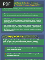 Proposta Gestion de Residuos Solidos Lampa