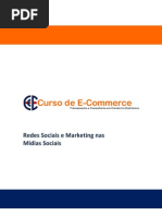 Curso de Redes Sociais e Marketing nas Mídias Sociais