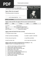 Song Worksheet Present Perfect Girl Like You PDF