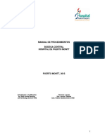 Manual de Procedimientos Bodega Central Hosp Pto Montt PDF