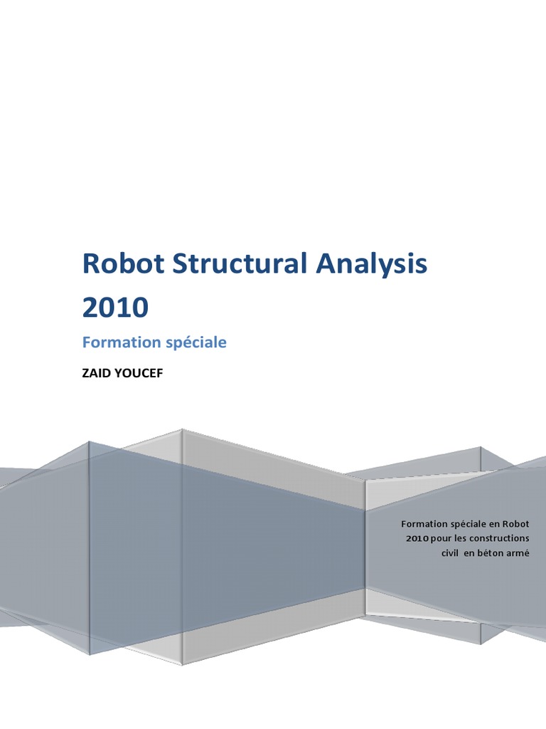 Formation Robot Structural Analysis 2010 | PDF | Contrôle (touche ...