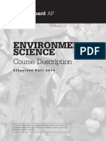 Ap Environmental Science Course Description