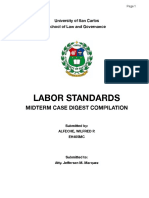 Labor Standards Midterm Case Digest SY 2017-2018 Compilation PDF