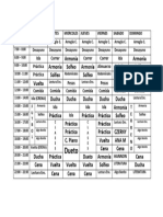 Horario Hasta El Agosto de 2016