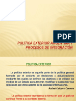 Política Exterior Argentina