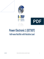 Half-Wave Rectifier With R Load