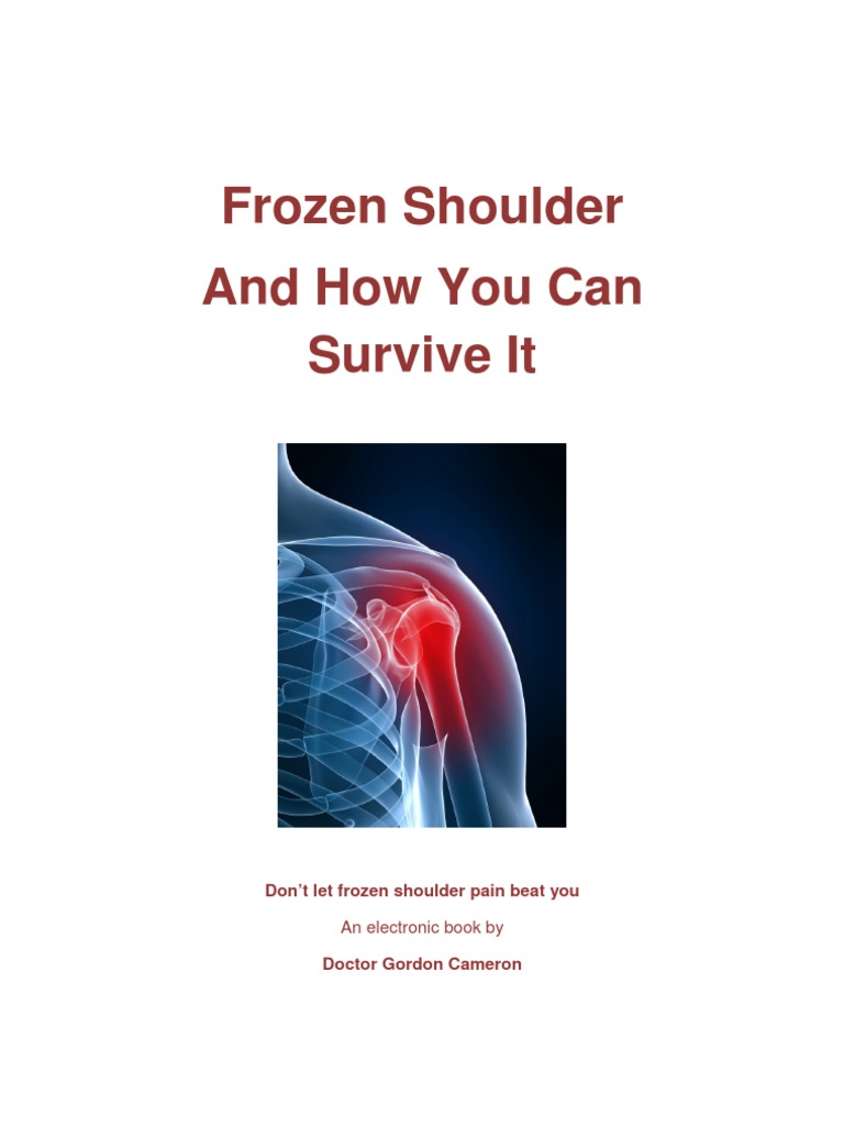 Frozen Shoulder Book PDF Shoulder Diabetes Mellitus