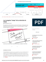 Las 6 Preguntas Trampa de Las Entrevistas de Trabajo
