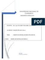 Diseño de sistema de riego por surcos para 2.4 hectáreas en Cajamarca