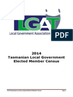 Census into local government representatives in Tasmania