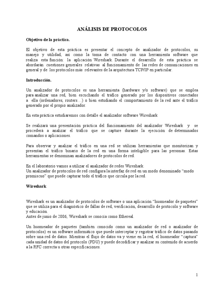 Análisis de Protocolo ICMP con Wireshark | PDF | Estándares de internet ...