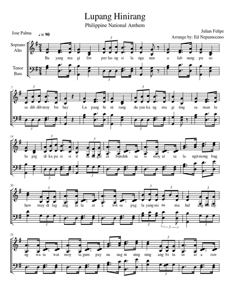 Lupang Hinirang | PDF