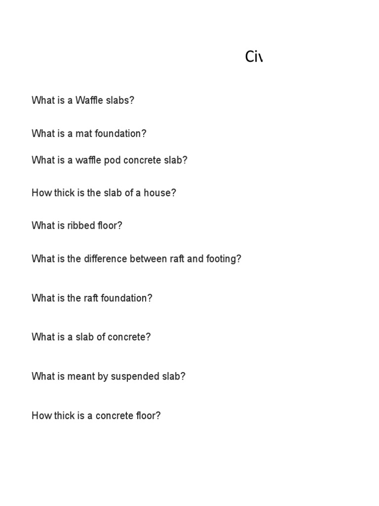 Civil Question and Answer Foundation (Engineering) Deep Foundation