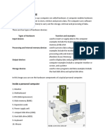 Types of Hardware and Function