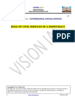 (Polity) Role of Civil Services in A Democracy PDF