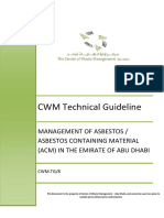 CWM Guidelines - Asbestos