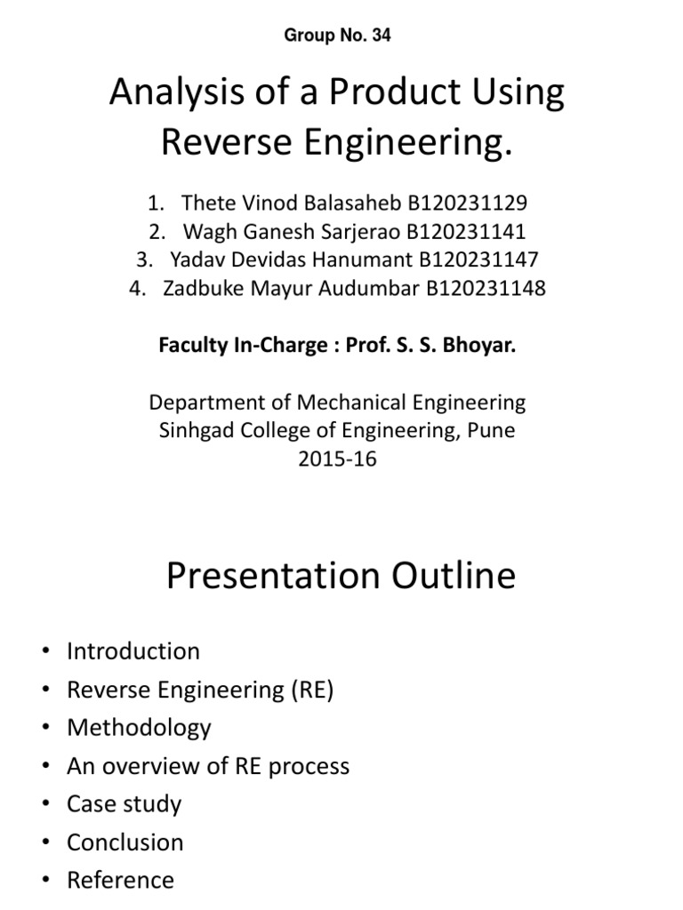 Reverse Engineering | PDF | 3 D Modeling | Engineering
