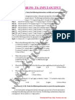 Es S.C Om: Vision Sbi Po - TS: Input-Output