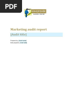 Marketing Audit Template