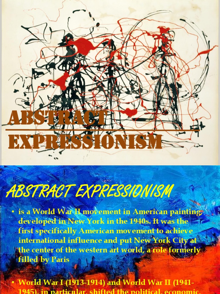 Overview of Abstract Expressionism | PDF | Paintings | Abstract Art