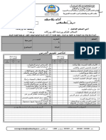 بطاقة ملاحظة درس تطبيقي