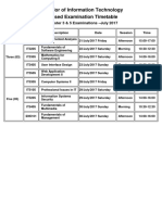 Revised Exam Time Table Sem 3 & 5 2017