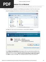 sTEP BY STEP Installing Oracle Database On Windows PDF