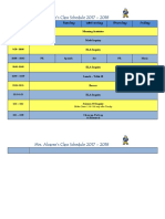 alvarez class schedule 2017-2018