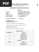 OE Java LessonplanCSE(334)