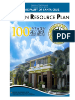 Human Resource Plan of Municipality of Santa Cruz PDF