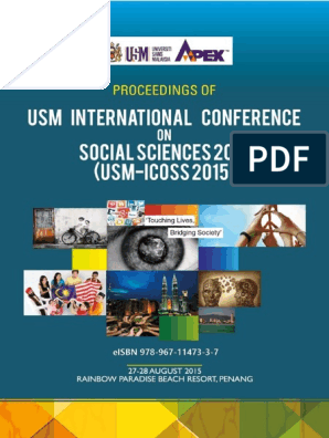 Usm Icoss 2015 Proceedings Pdf Pdf