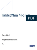 The Rules of Manual Well-Planning: Hassan Alemi