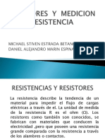 Resistores y Medicion de La Resistencia