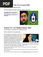 Why The CIA Created ISIS