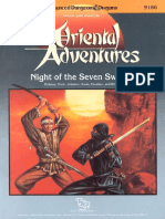D&D 1e Oriental Adventures Night of The Seven Swords PDF
