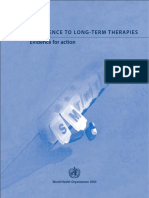 Adherence To Long-Term Therapies