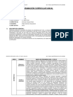 Programación Curricular Anual 2º