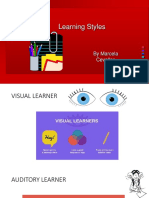 Learning Styles: Visual, Auditory & Kinesthetic