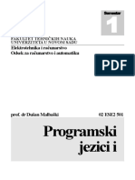 Programski Jezici I Strukture Podataka PDF