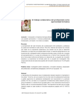 El Trabajo Colaborativo Del Profesorado Como Oportunidad Formativa Montero 2011 - Extract