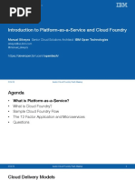 Introduction To Platform-as-a-Service and Cloud Foundry!