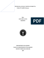 Download PENGELOLAAN DANA HARI TUA PADA PT TASPENpdf by Qarina SN355675174 doc pdf