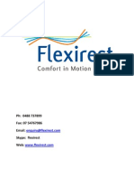Flexirest Adjustable Bed Base Product Info August 2010