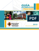 Guia para La Documentacion de Los Procesos 2013 PDF