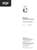 NxLink Technical Instruction Manual