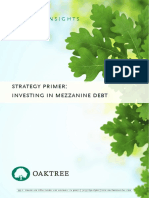 Oaktree Mezz Debt Primer